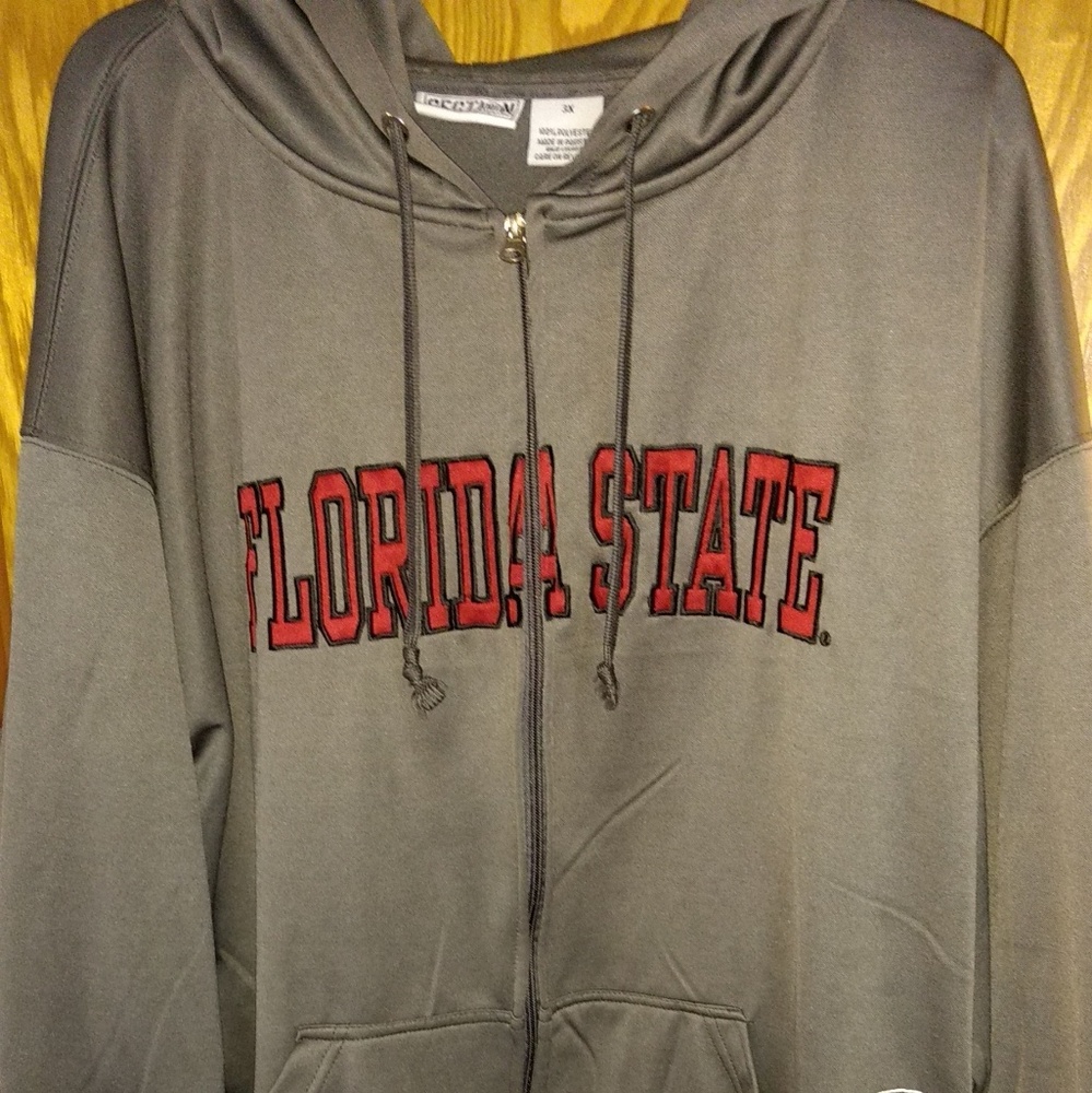 Men's Florida State Football Zip Up Hoodie Sz XXXL